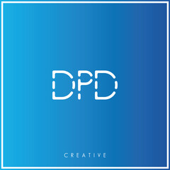 DPD Creative Minimal monogram and logo. Elegant leaves. Modern design. Premium Vector latter logo design. Creative Logo. Vector Illustration logo. letters Logo. Brand Identity Logo. Company Logo.