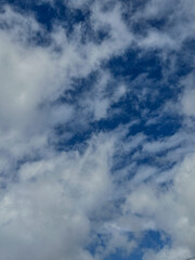 blue sky with clouds