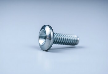 close up of a screw on a white surface