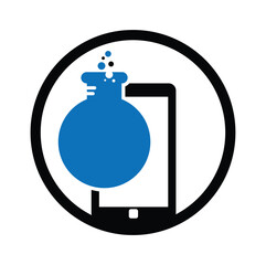 Mobile Lab Logo Template Design.