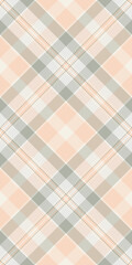 French tartan plaid background, birthday texture check seamless. Magazine pattern vector fabric textile in light and linen colors.