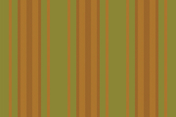 Obraz premium Dalm background vector texture, turkish seamless fabric vertical. Tart stripe textile lines pattern in yellow and orange colors.