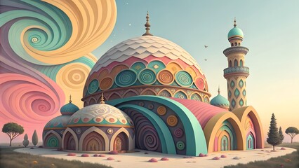 taj mahal at sunset