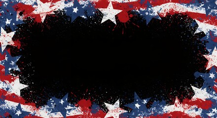 Patriotic flag design background