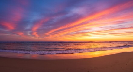 Fototapeta premium Sunset Over the Ocean