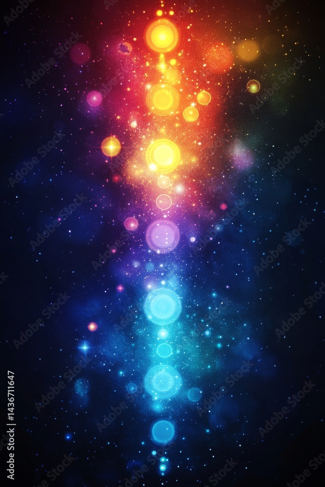 Poster a futuristic technology background is depicted, complete with an abstract digital network connection