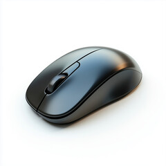 A stylish wireless computer mouse is showcased against a bright background