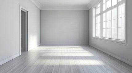 apartment renovation, empty room before and after refurbishment or restoration, property deal, belonging.