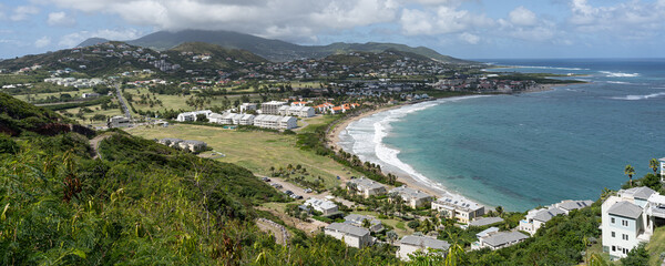 Basseterre St. Kitts' view from the cruise port
