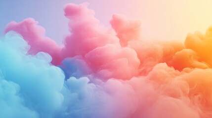 Fototapeta premium Pastel Colorful Clouds Abstract Background