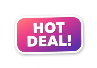 Fototapeta premium Hot deal sale promotion graphic element