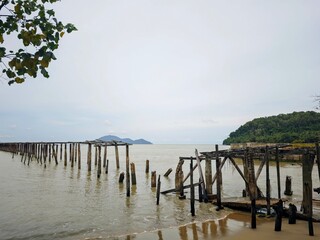 Obraz premium pier in the sea