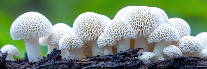 beautiful giant puffball mushrooms 