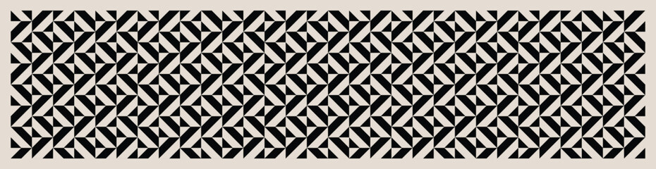 Mid century modern geometric pattern vector. Graphical illustration for a unique banners, textiles and home d&eacute;cor.