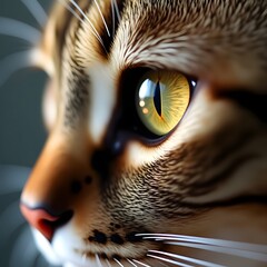 close up of a cat