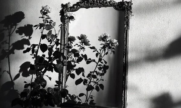 grunge background with frame