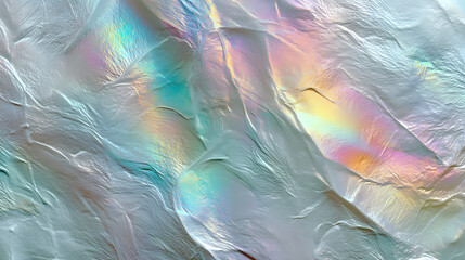 Naklejka premium Subtle holographic background with pastel gleam and fine texturing.