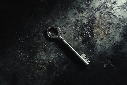 Silver Key Lost in Shadows