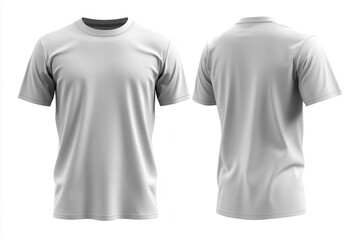 Blank white t-shirt mockup (5)