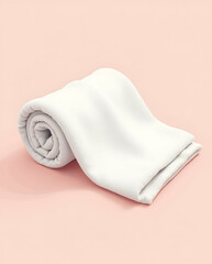 Neatly Folded Cotton Hand Towel