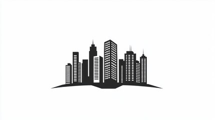 Naklejka premium Cityscape skyline, urban landscape, buildings, development, modern city