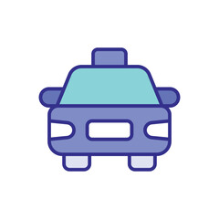 Taxi icon vector stock illustration