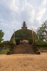 Rankoth Vehera, large stupa built by King Nissanka Malla in Polonnaruwa, Sri Lanka, historic Buddhist site