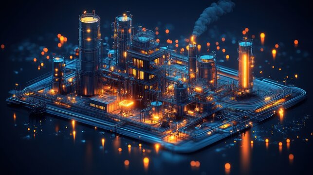 Industrial complex on a digital platform