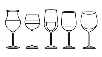 Wine Glass Types Illustration (21)