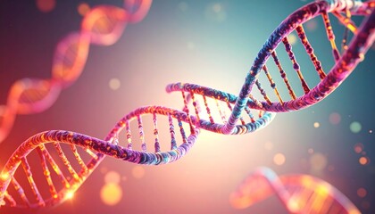 The DNA spiral is a symbol of connection and life.  