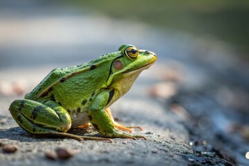 Fototapeta premium frog in the grass
