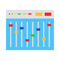 Sound Mixer flat icon