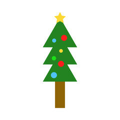 Christmas Tree flat icon