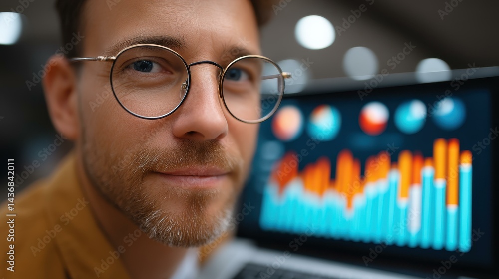 Aufkleber explore business analytics with datadriven insights to enhance finance performance and investment st