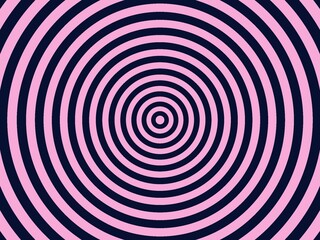 An abstract background image with concentric circles in dark blue and pink, creating a hypnotic, radial pattern.