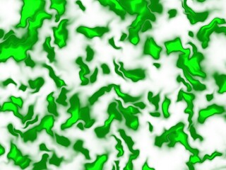 An abstract background image with a flowing, marbled pattern in bright green and white, creating a vibrant, energetic effect.