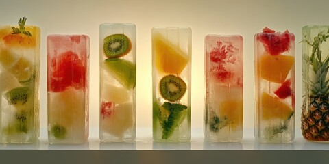 Frozen Fruit Blocks