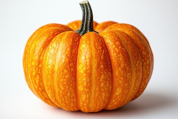 Obraz premium Vibrant orange pumpkin, close-up