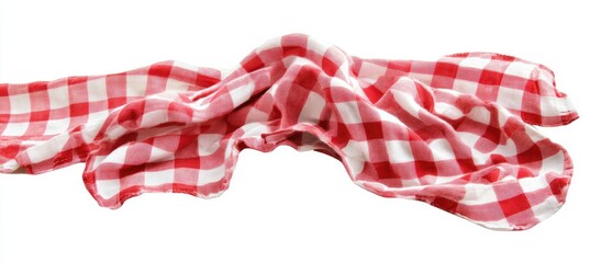Red and White Checkered Cloth Draped (2)