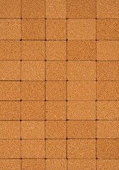Fototapeta premium Square Cork Tiles Arranged in Pattern Forming Textured Background