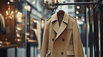 Fototapeta premium trench coat display