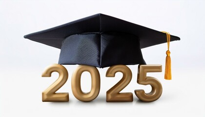 Graduation cap and 2025
