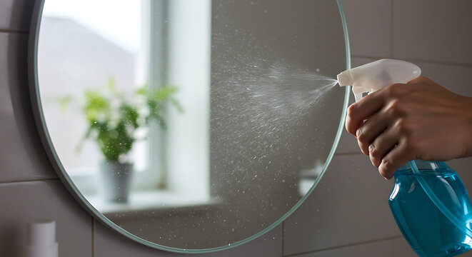 Cleaning a Bathroom Mirror Sparkling Clean Tips and Tricks