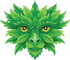 Green Man Illustration