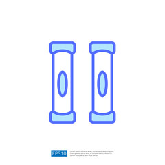 Legal Framework Icon Representing Law and Judgement in Simplistic Design