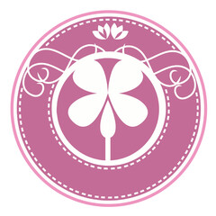 Flower themed logo design