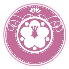 Flower themed logo design