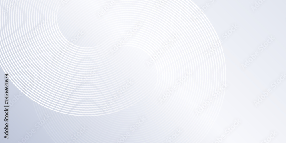 Poster abstract lines grey background with dynamic circle lines background