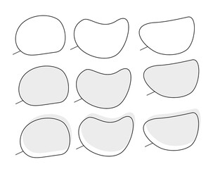 吹き出し フレーム イラスト アイコン