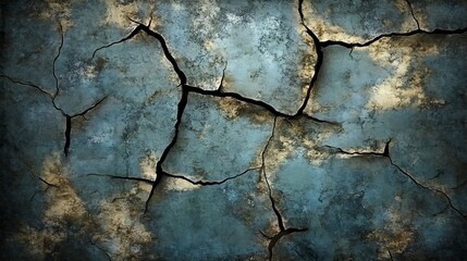 Obraz premium Cracked wall texture background design